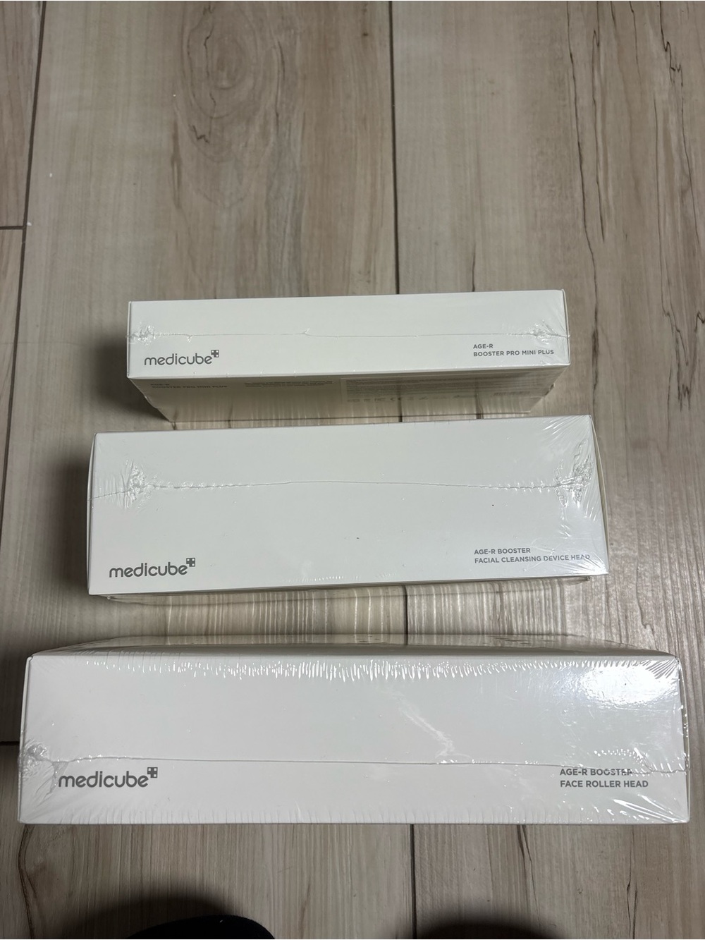NEW Sealed Medicube AGE-R Booster Pro Mini Plus Full Facial Device Set 3-in-1